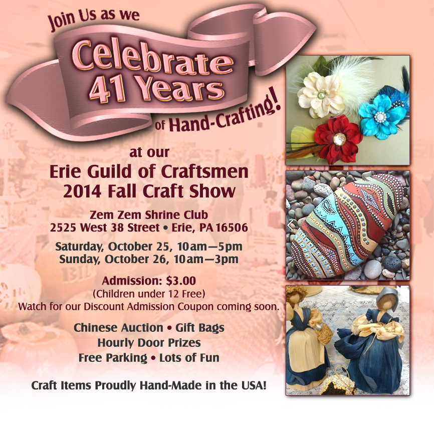 Erie Guild of Craftsmen|Erie, PA|Erie Craft Shows|crafters|Erie Craft